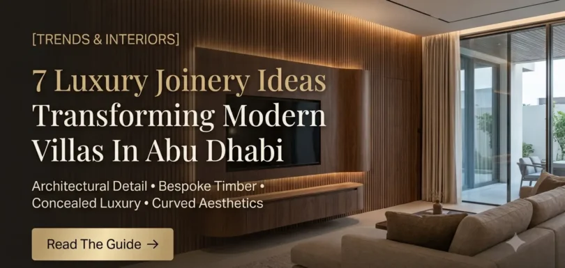 Joinery Trends in the UAE