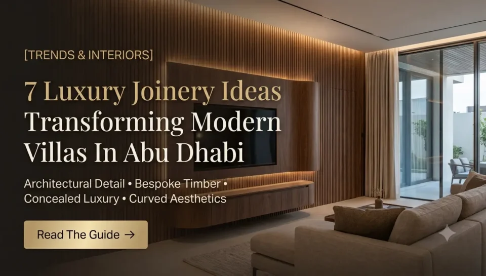 Joinery Trends in the UAE